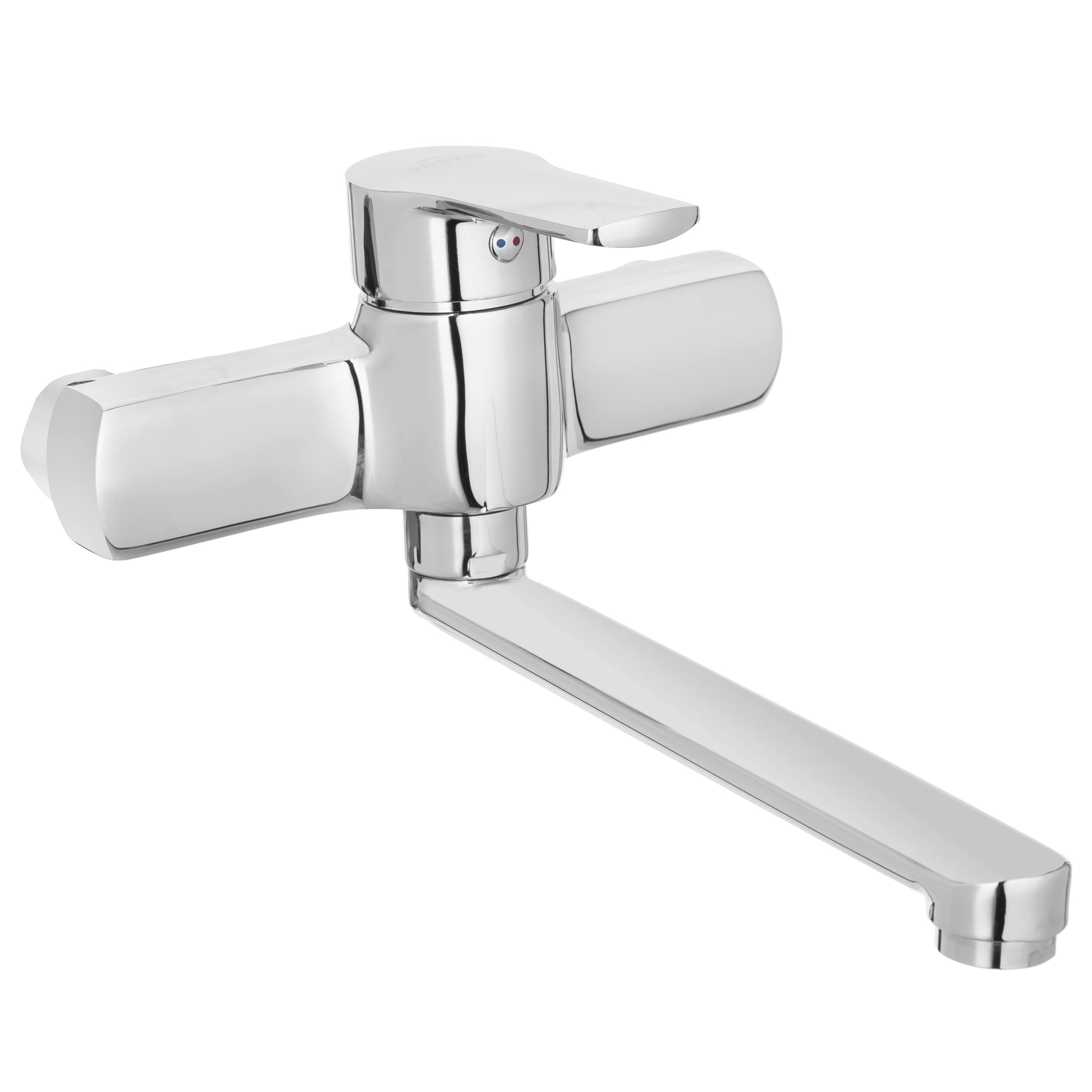 Praustuvo maišytuvas INVENA VERSO, sieninis, chromuotas, BC-82-001-C