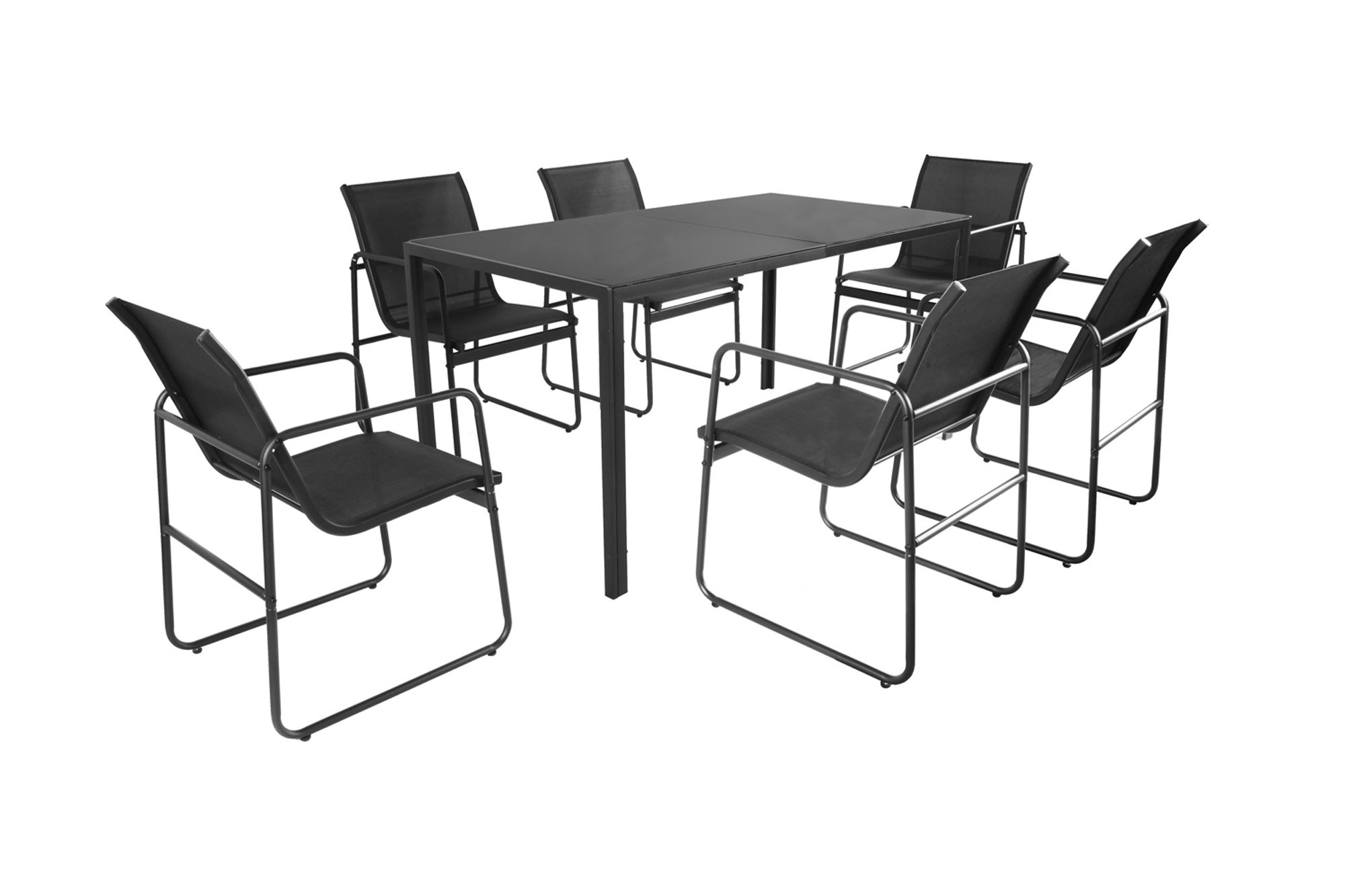 Lauko baldų komplektas LEX GMS1508073, stalas ir 6 kėdės