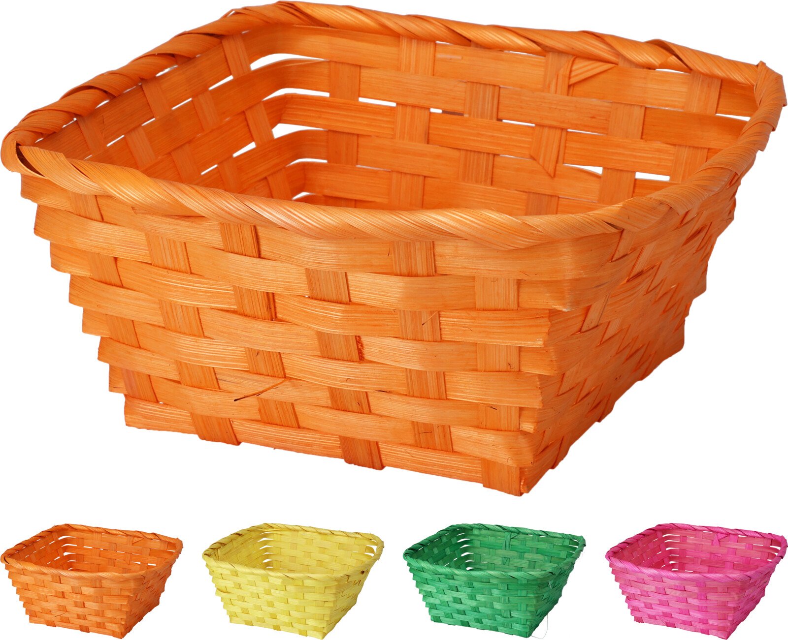 Krepšelis, 4 skirtingos sp., bambukas, 10 x 21 x 21 cm