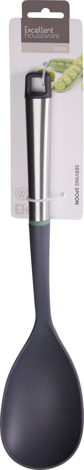 Šaukštas, su nerūdijančio plieno rankena, 34 cm