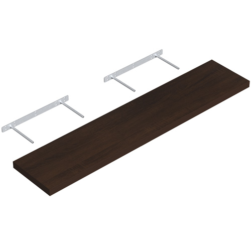 Lentyna VELANO, FS WE 118/24WE 1180x240 mm, wenge spalva, DMX 65144