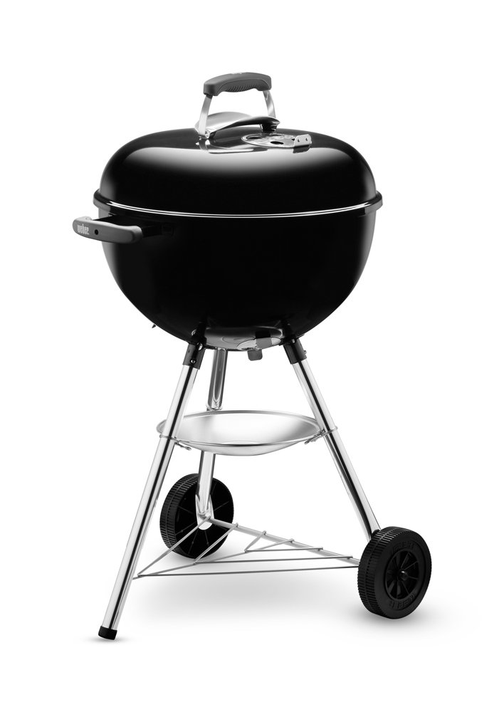 Anglies kepsninė WEBER, Bar-B-Kettle, skersmuo 47cm, su ratukais, juoda