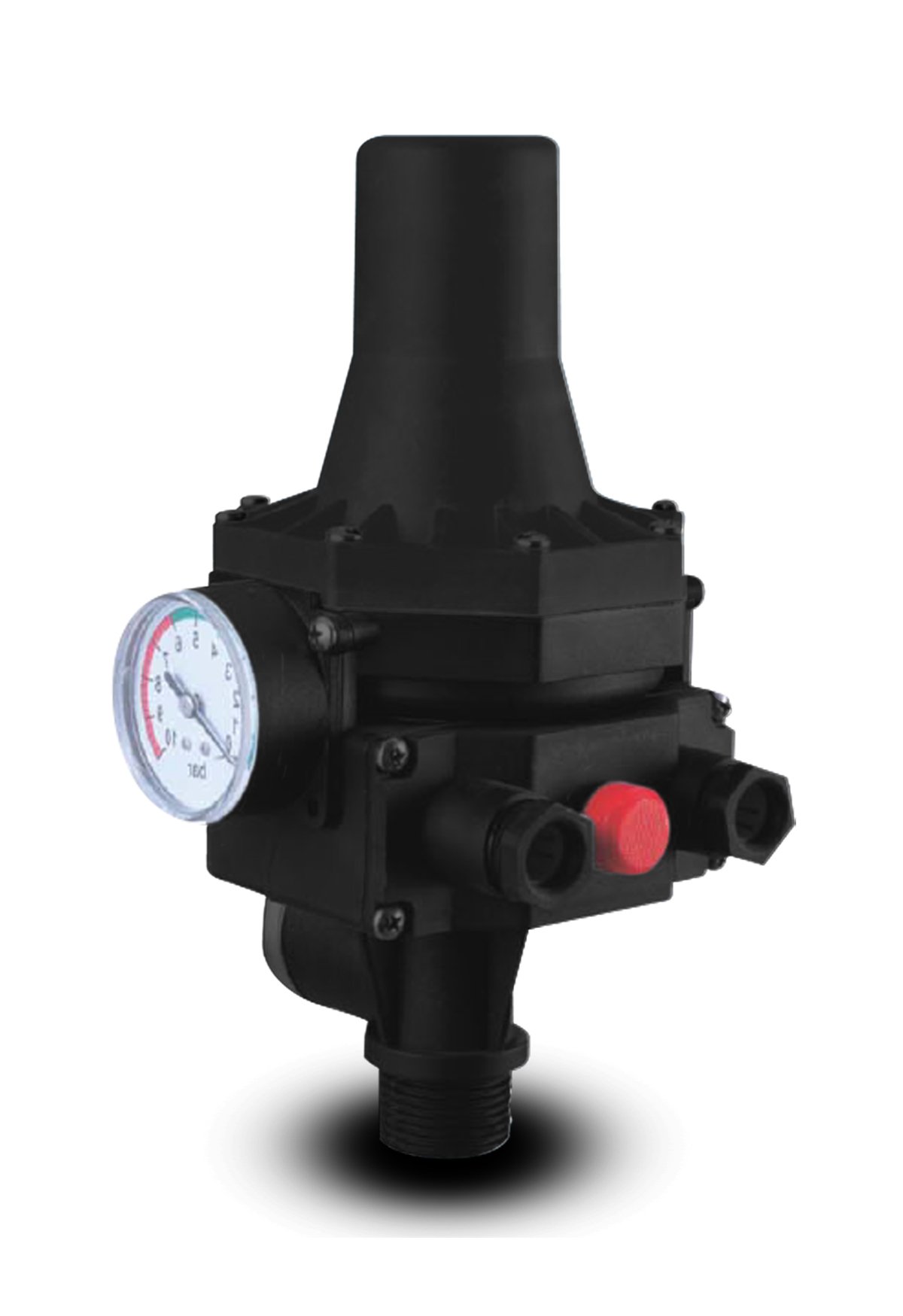 Valdymo sistema hidroforiniam įrenginiui MASTER PUMPS MPCONTROLPUMP2, su manometru, 10bar