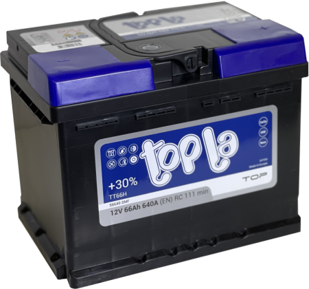 Akumuliatorius TOPLA TOP 12 V,  66 Ah,  640 A, EN