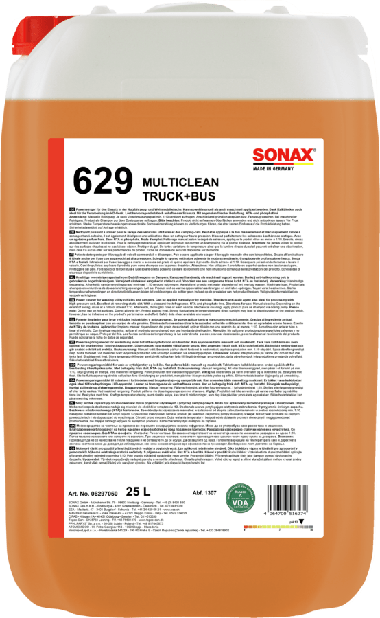 Purvo tirpiklis SONAX "MultiClean Truck+Bus", 25 L