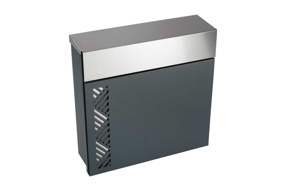 Pašto dėžutė LB52 NPDR4, antracito sp., 355 x 355 x 100 mm