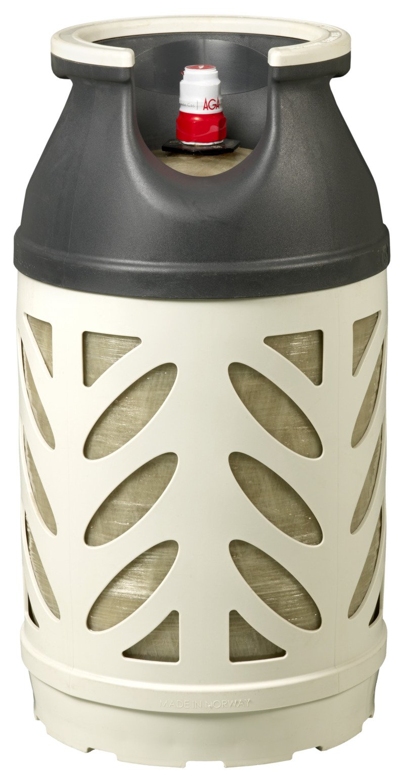 Kompozitinis dujų balionas (tara) GRILLGAS, 24 L, 10 kg, 606077