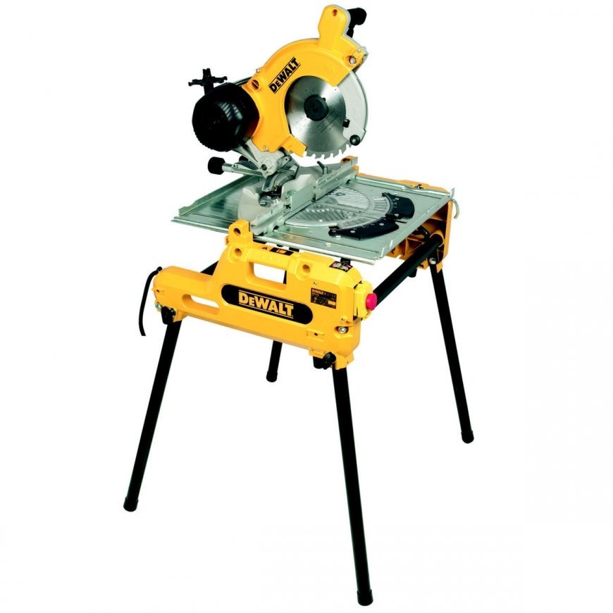 Elektrinės skersinio ir išilginio pjovimo staklės DEWALT DW743N-QS, galia 2000 W, diskas 250x30 mm