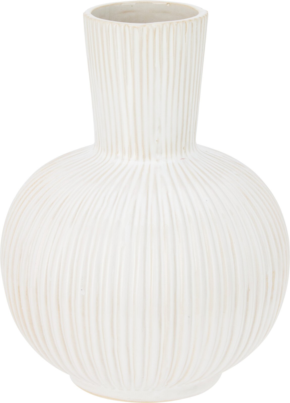 Vaza, 16 x 16 x 21 cm, baltos sp., keraminė