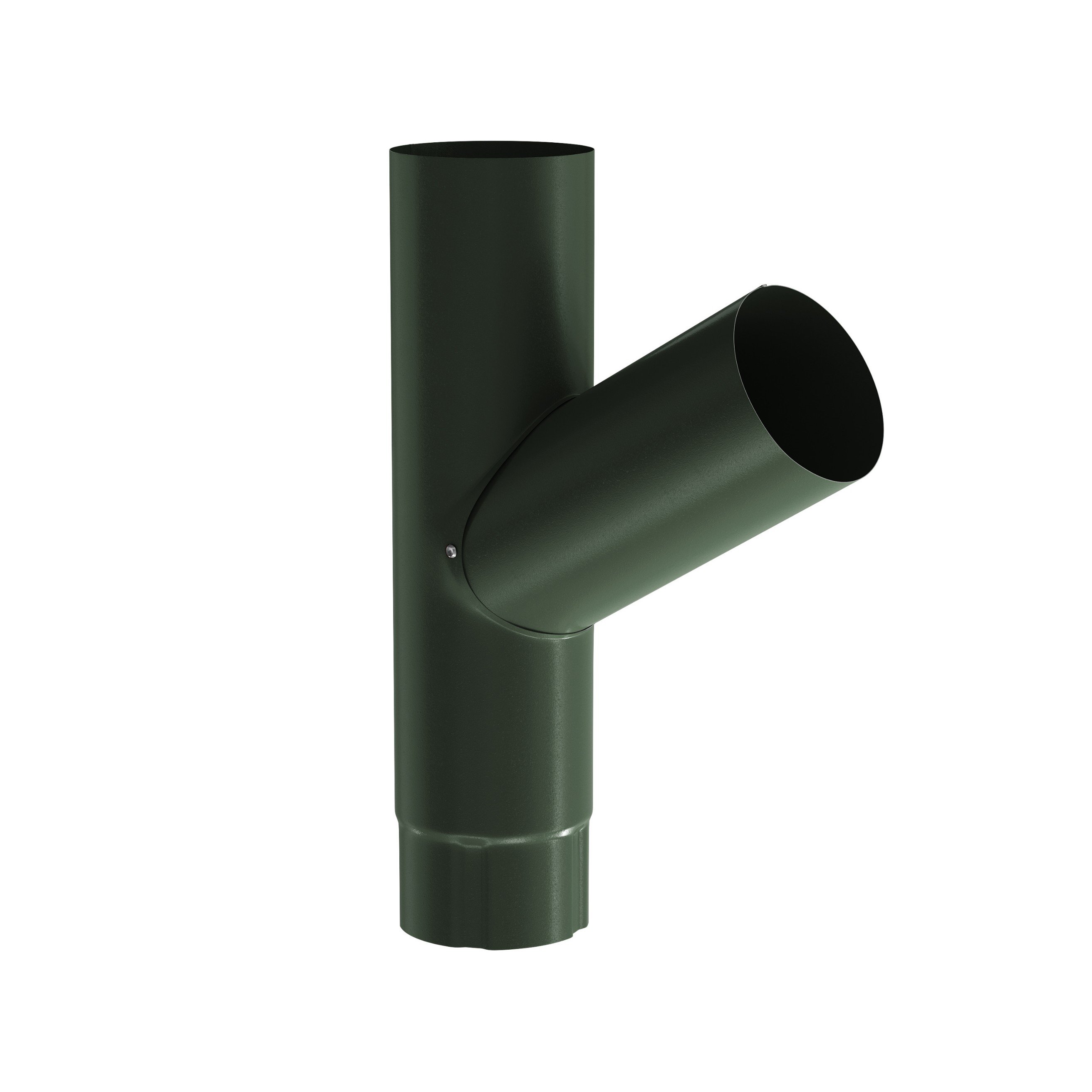 Lietvamzdžio trišakis BILKA, skersmuo 90 mm, žalia spalva, RAL6020 