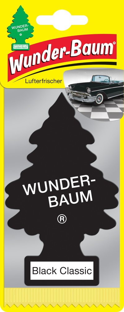 Automobilių oro gaiviklis WUNDER-BAUM, Black ice, pakabinamas