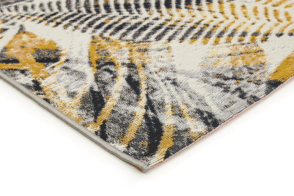 Kilimas ANDIAMO Portland 160 x 235 cm antracito/garstyčių spl 75%
