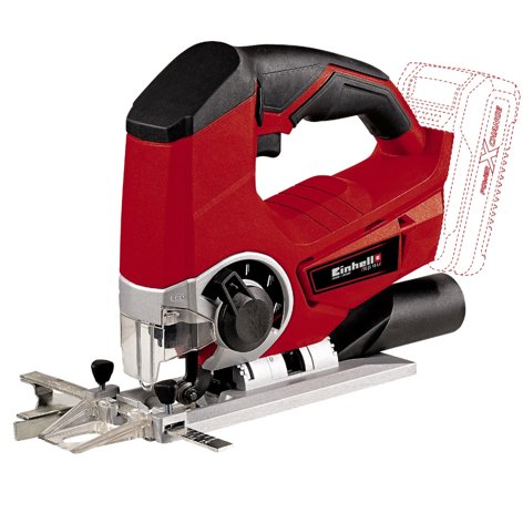 Akumuliatorinis siaurapjūklis EINHELL TE-JS 18, 18 V, Li-ion, be akumuliatoriaus