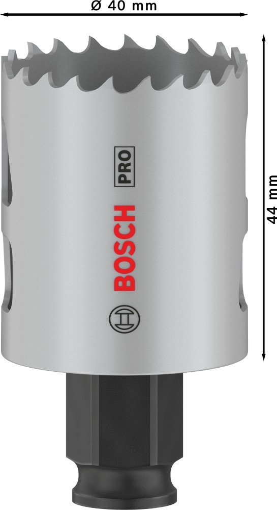 Grąžtas-karūna BOSCH Bi-metal Progressor, 40 mm