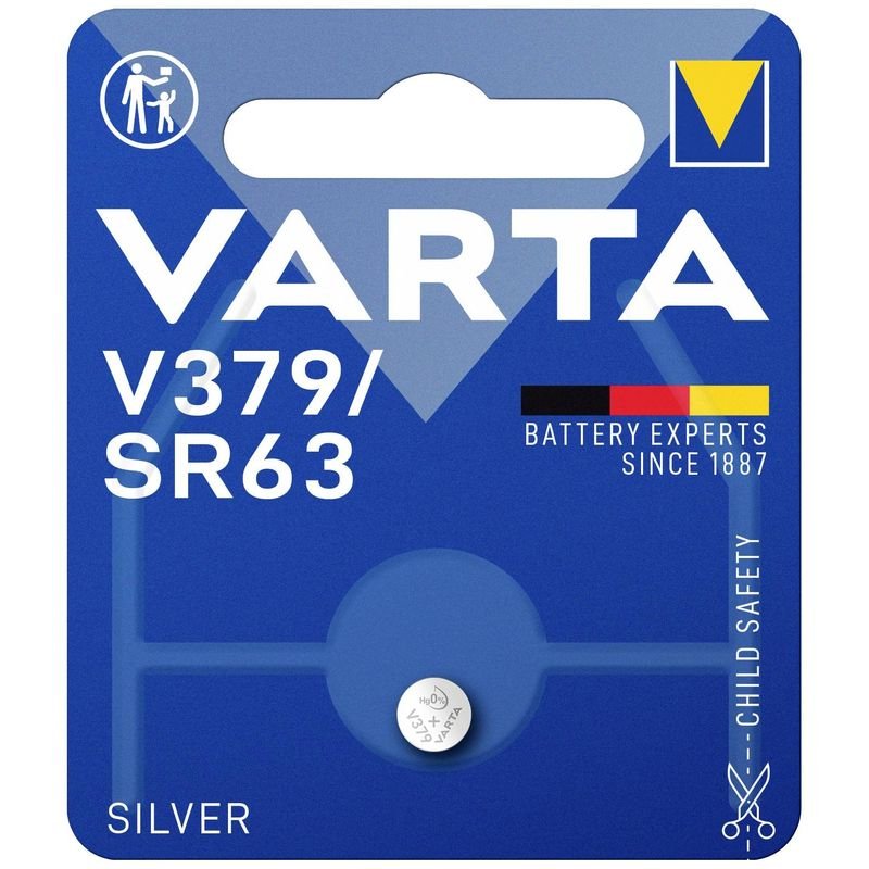 Maitinimo elementas VARTA V379/Sr63, (AG0, 521), 1.5 V, 1 vnt.
