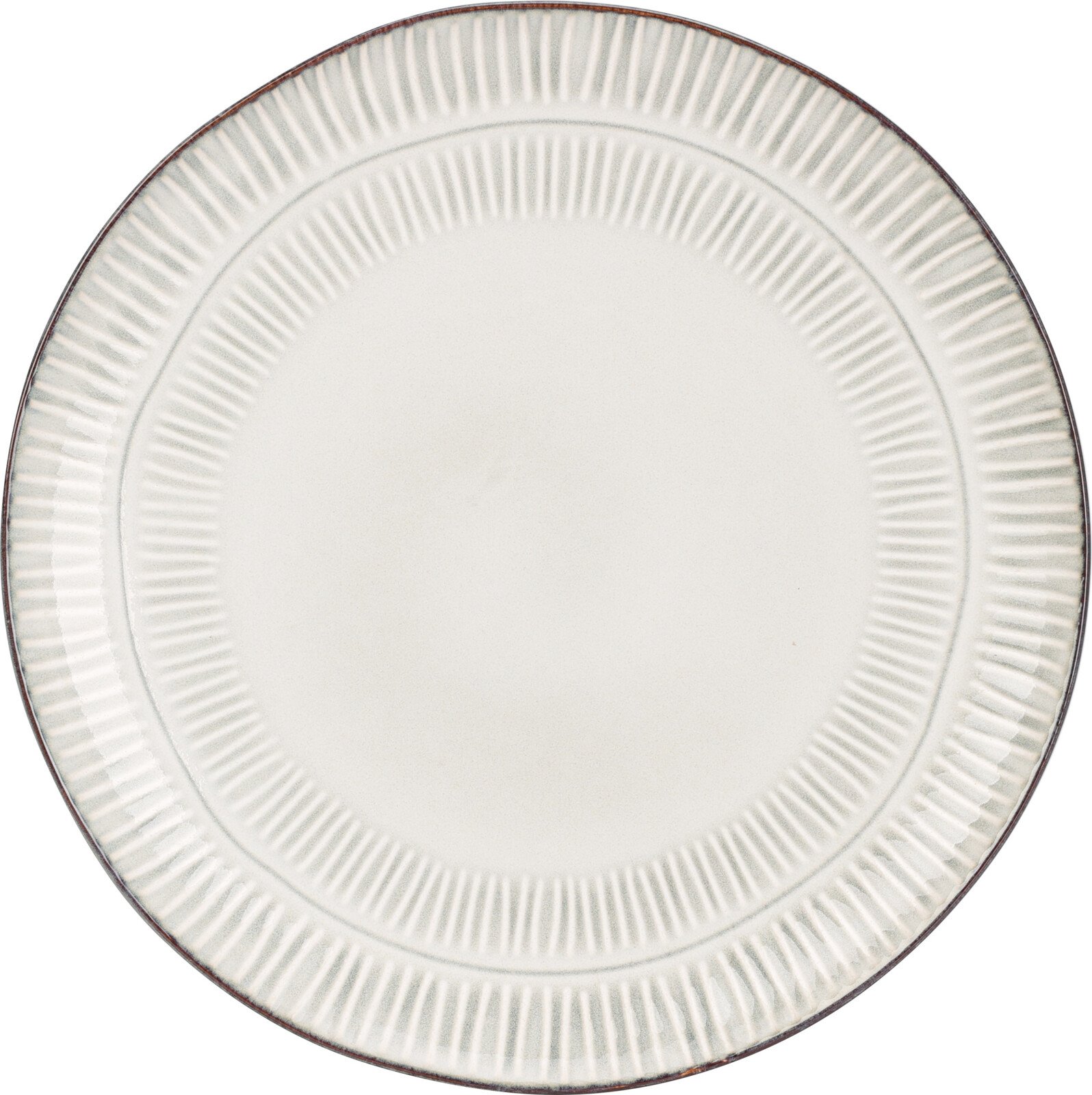 Lėkštė, keraminė, pilkos sp., skersmuo 27 cm