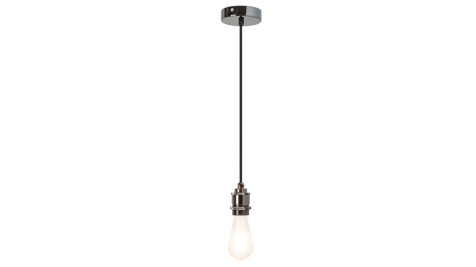 Pakabinamas šviestuvas-laidas RABALUX Fixy 1411, E27 1x MAX 60W, 100 x 800 mm, IP20, 230V, 50Hz, juodos sp.