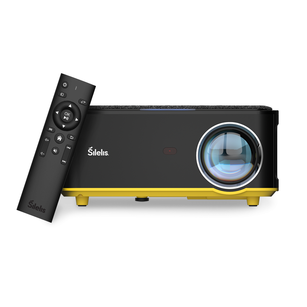 Projektorius ŠILELIS P-4 LED, Wi-Fi, Full HD 1920×1080, 5000:1