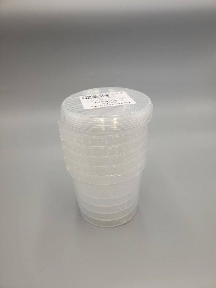 Kibirėliai, 5 vnt., skaidrūs, 770-800 ml