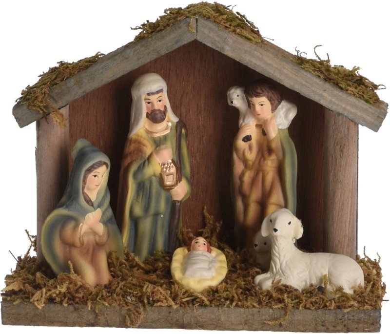 Betliejaus dekoracija Prakartėlė, 1/2'-1/2',  50 cm, vidus/išorė, kampinė, EPDM