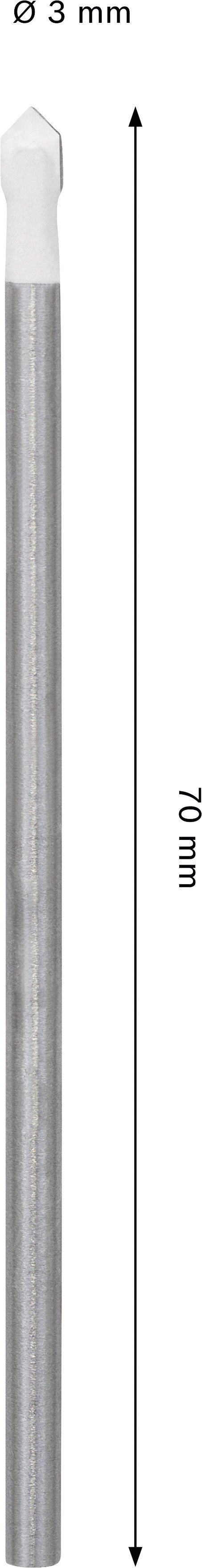 Grąžtas keramikai BOSCH, 3x70 mm