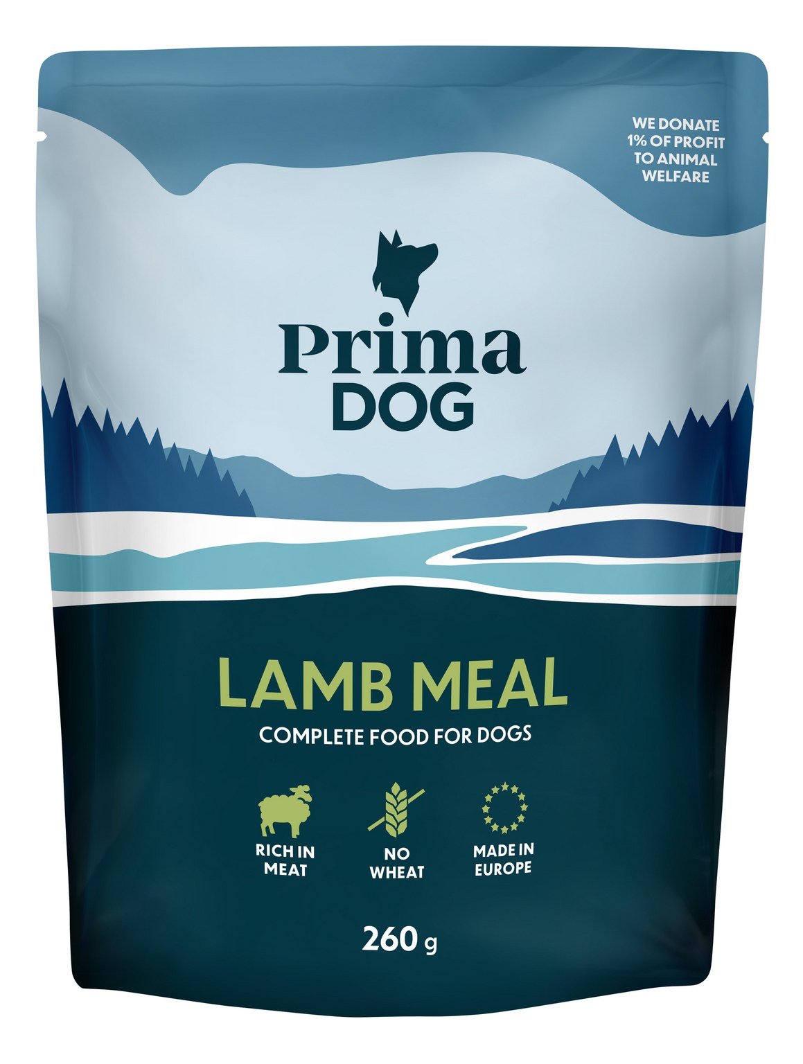 Konservuotas šunų ėdalas PRIMADOG, ėrienos,  260g