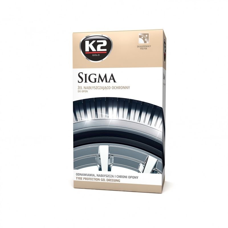 Padangų juodinimo priemonė K2 Sigma Gold, 500 ml.