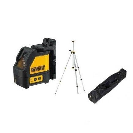 Kryžminis lazerinis nivelyras DEWALT DW088KTRI-XJ, + stovas DW088K