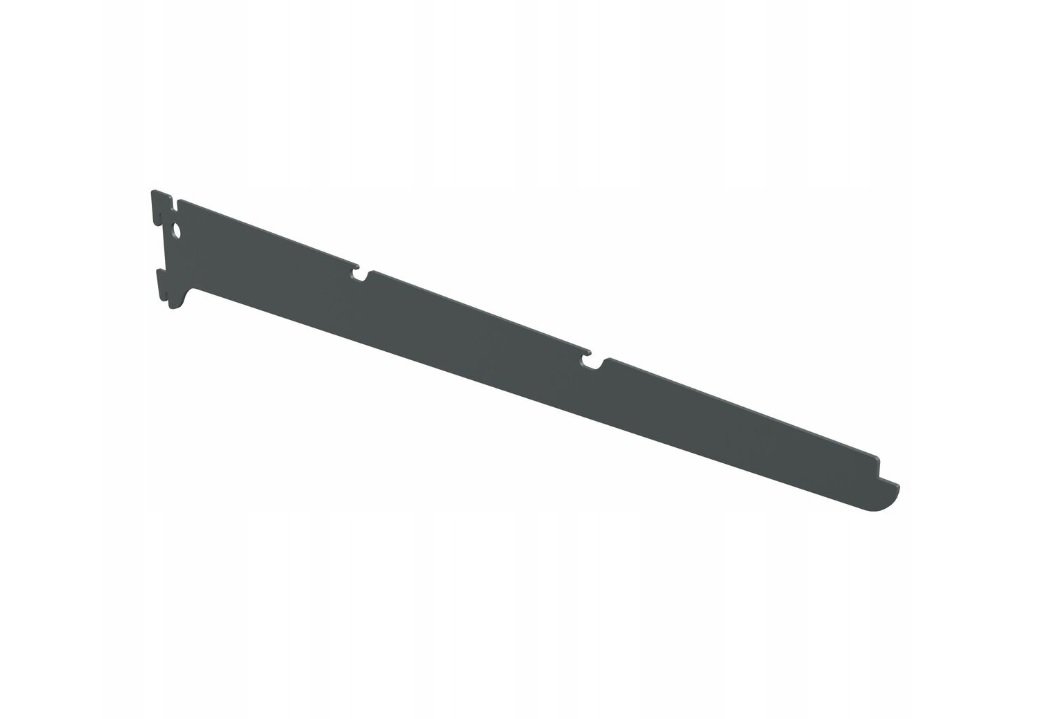 Lentynos laikiklis INTEGRI, ARSB 520 SZ, spl. antracito, 530x70 mm, DMX 573181