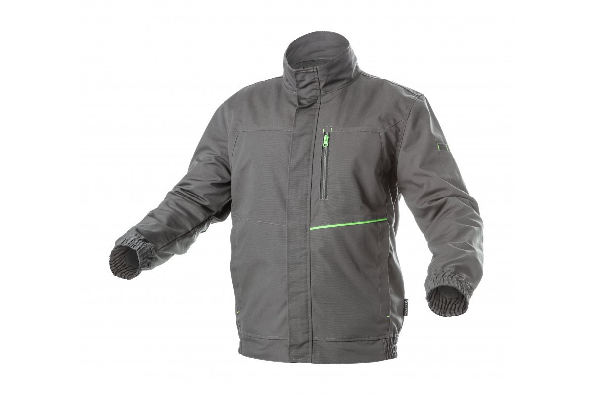 Švarkas HOGERT WORKWEAR Lemberg, 65% poliesteris, 35% medvilnė, pilka spalva, XL (54) dydis, CE