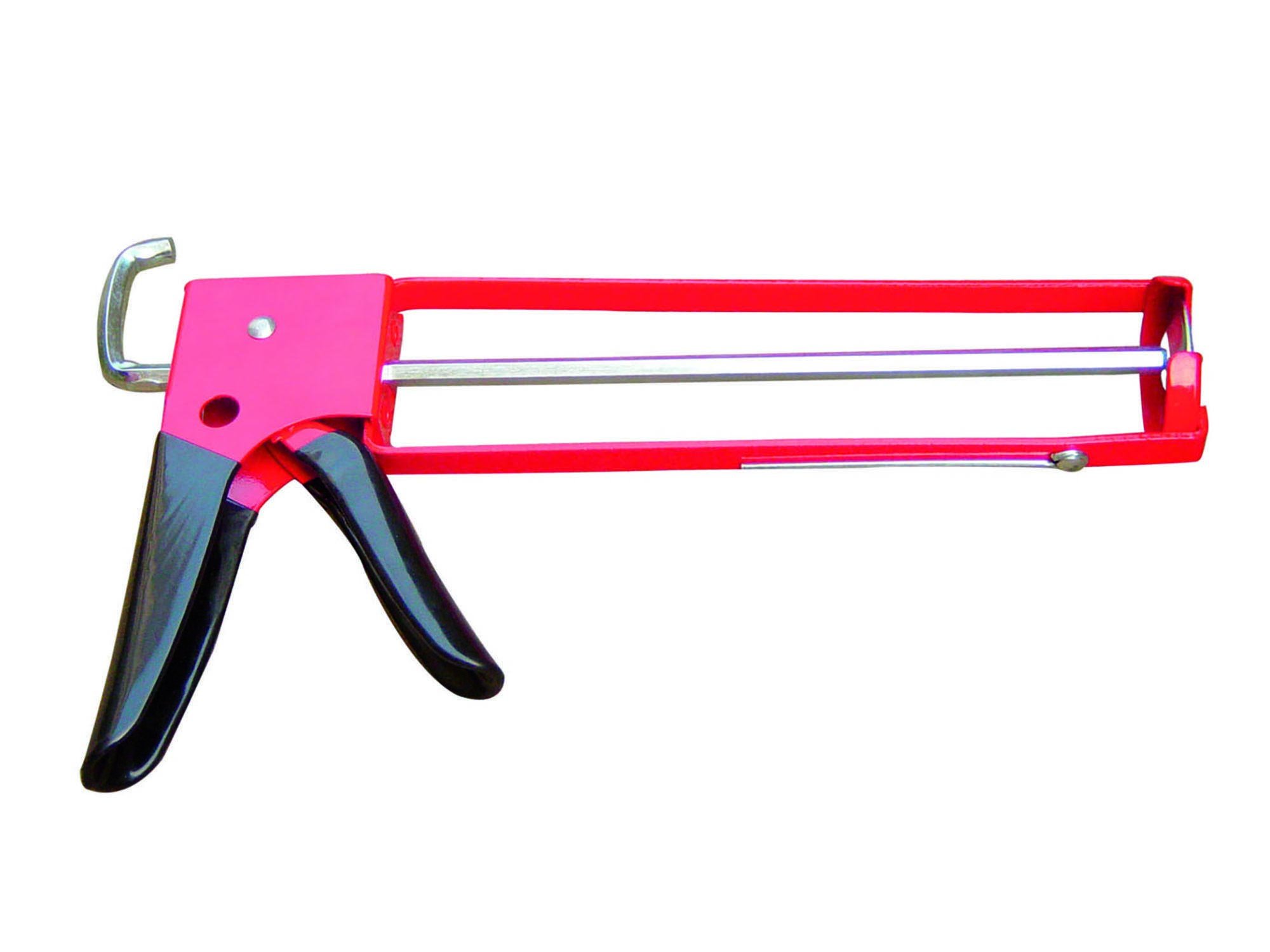 Pistoletas klijams, silikonui,akrilui, metalinis, 320 ml