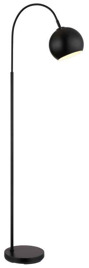 Toršeras GLOBO BENNO, 1xE27, 60W, 230V, su jungtuku, 580x200x1500 mm, laidas 1,8 m, juodos matinės sp.