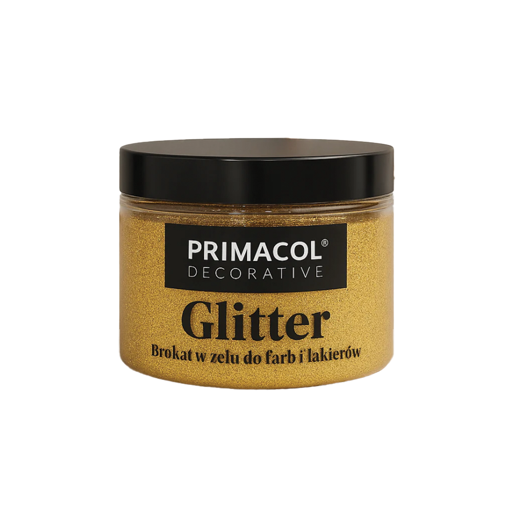 Auksinių blizgučių gelis dažams Primacol, 150g