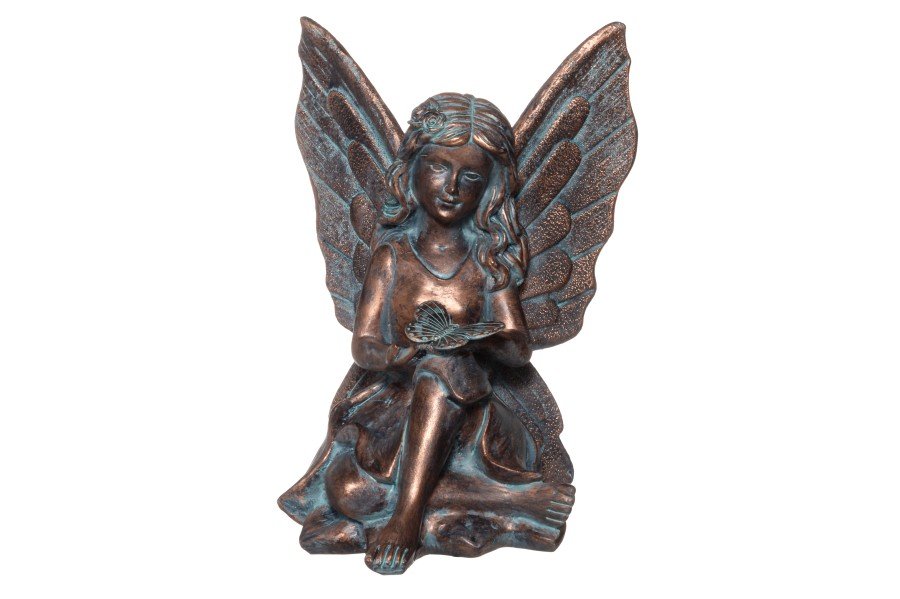 Sodo dekoracija 4Living Fėja, bronzinės sp., 15 x 15 x 21,5 cm.
