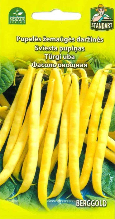 Sėklos daržovių NOJUS pupelės žemaūgės daržinės Berggold, 10 g