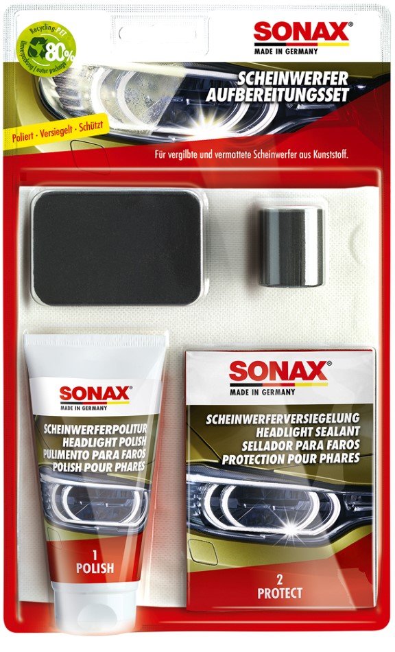 Automobilių žibintų atnaujintojas SONAX