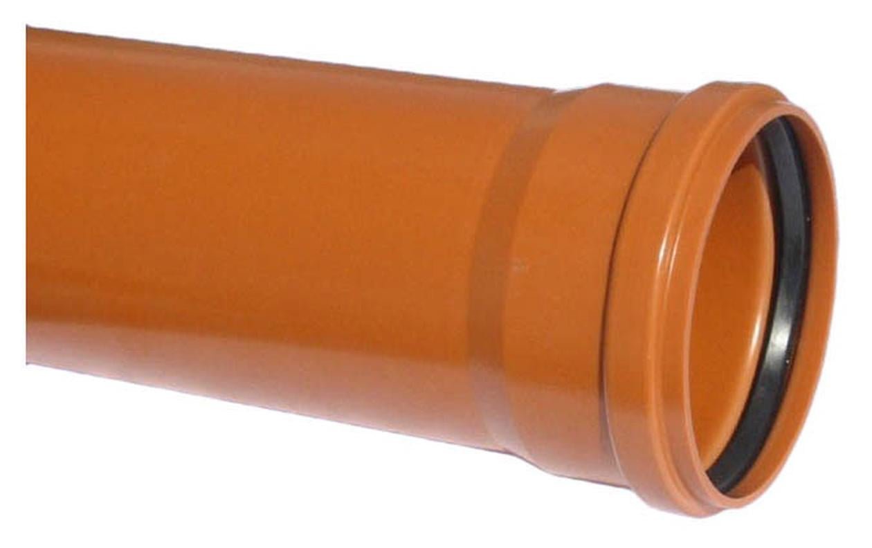 Lauko kanalizacijos vamzdis MAGNAPLAST PVC, 160x3000, SN4, EN 13476-2