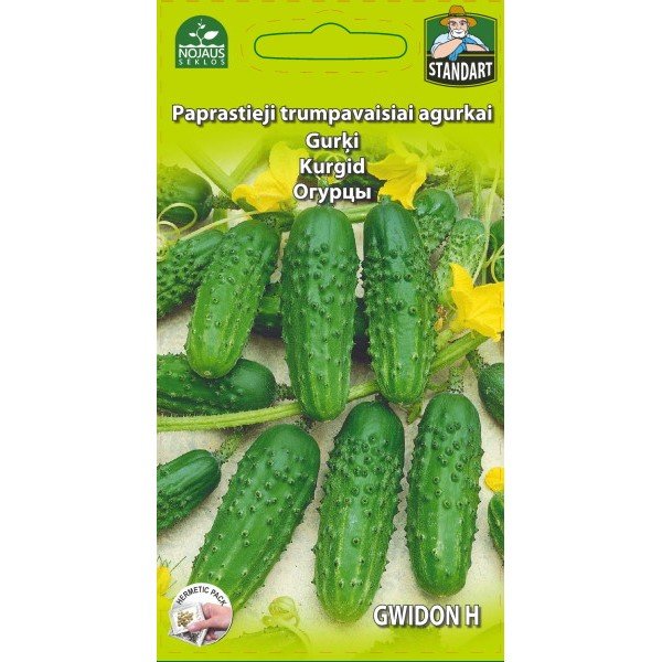 Sėklos daržovių, agurkai  ORZEL H, (02-07mėn), 1 g