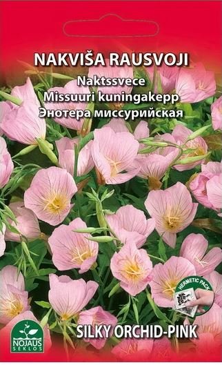 Gėlių sėklos, Nakviša misūrinė (rausva), 0.2g 4948