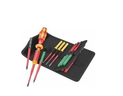 Dinamometrinis atsuktuvas su antgaliais WERA KRAFTORM KOMPAKT VDE, 1,2-3,0 Nm, itin plonas