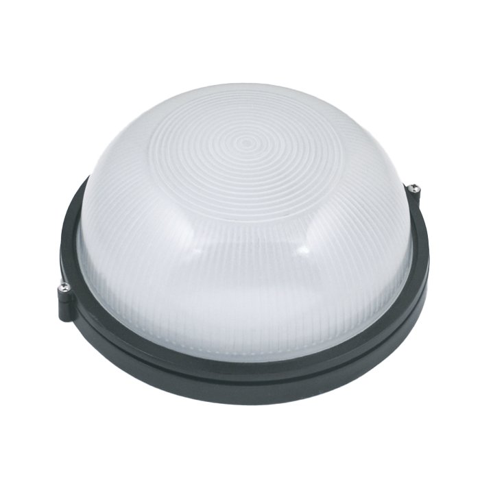 Šviestuvas HOROZ, IP54, E27, 60W, aliuminis, tinka naudoti pirtyse, juodos sp.