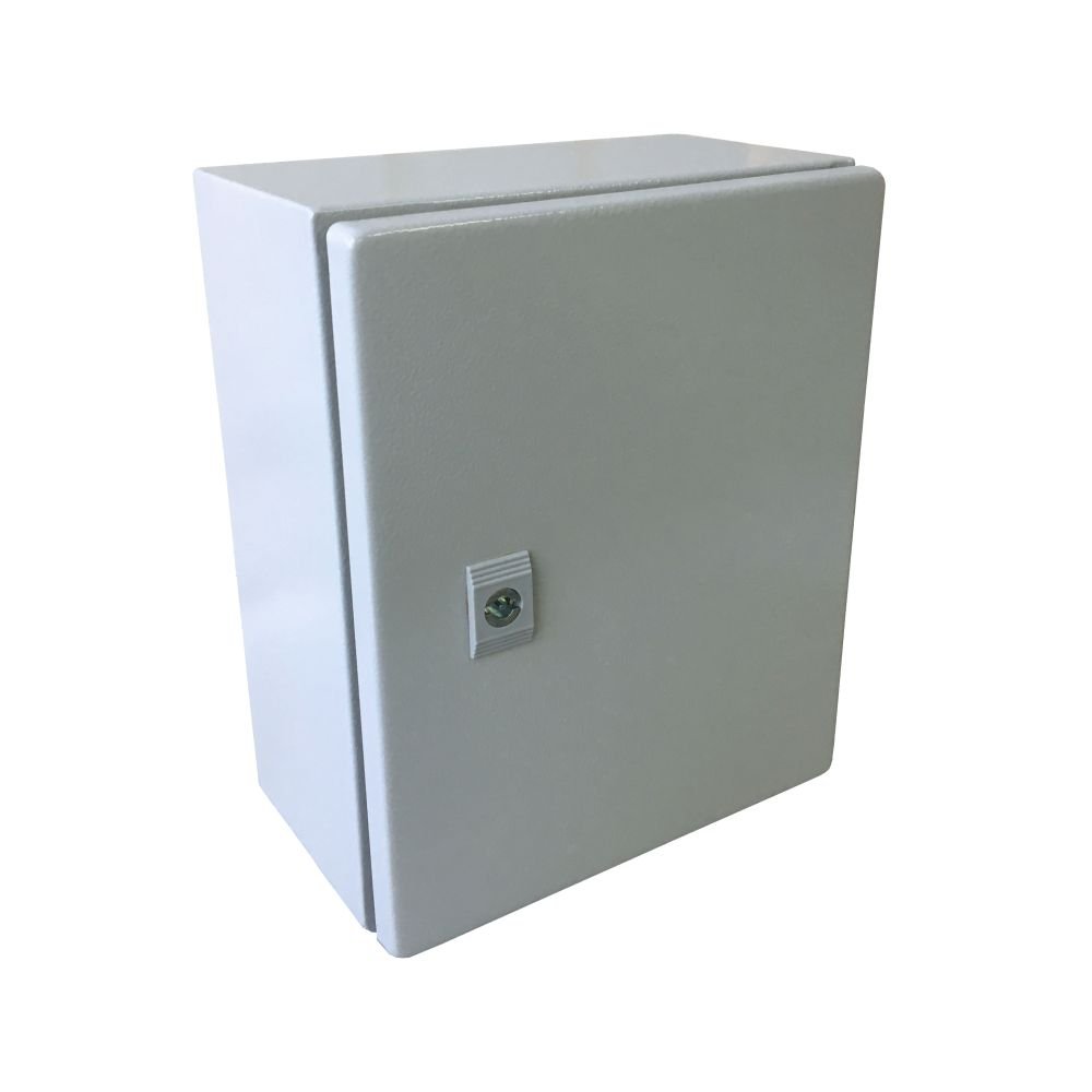 Paviršinis skydelis TIBOX, metalinis, AXPxG 400x400x200 mm, pilkos sp., IP66, ST4 420