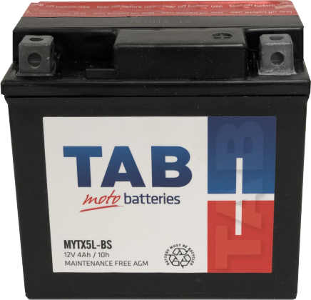 Akumuliatorius TAB AGM 12 V, 4 Ah, motociklinis