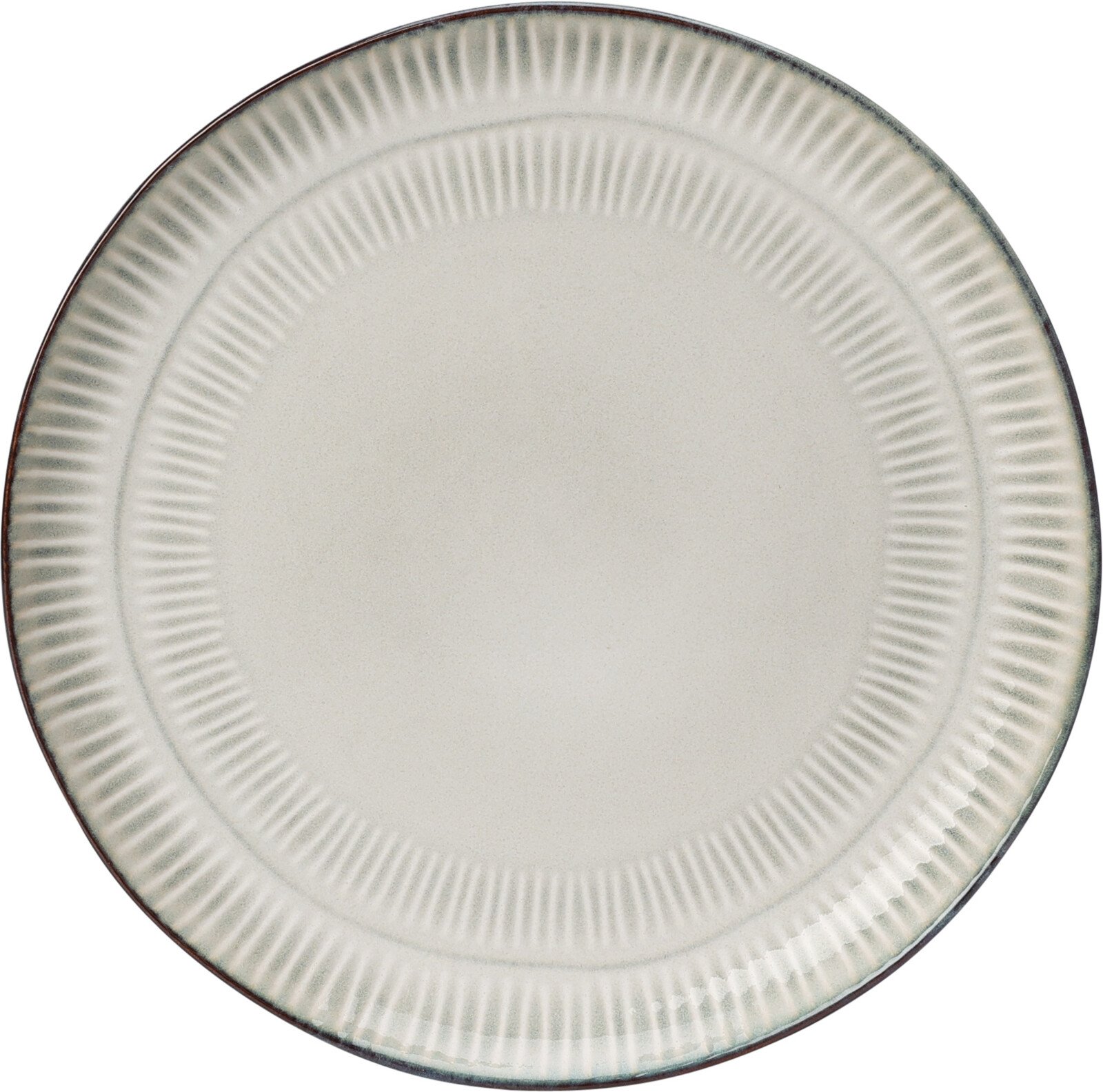 Lėkštė, keraminė, pilkos sp., skersmuo 21 cm