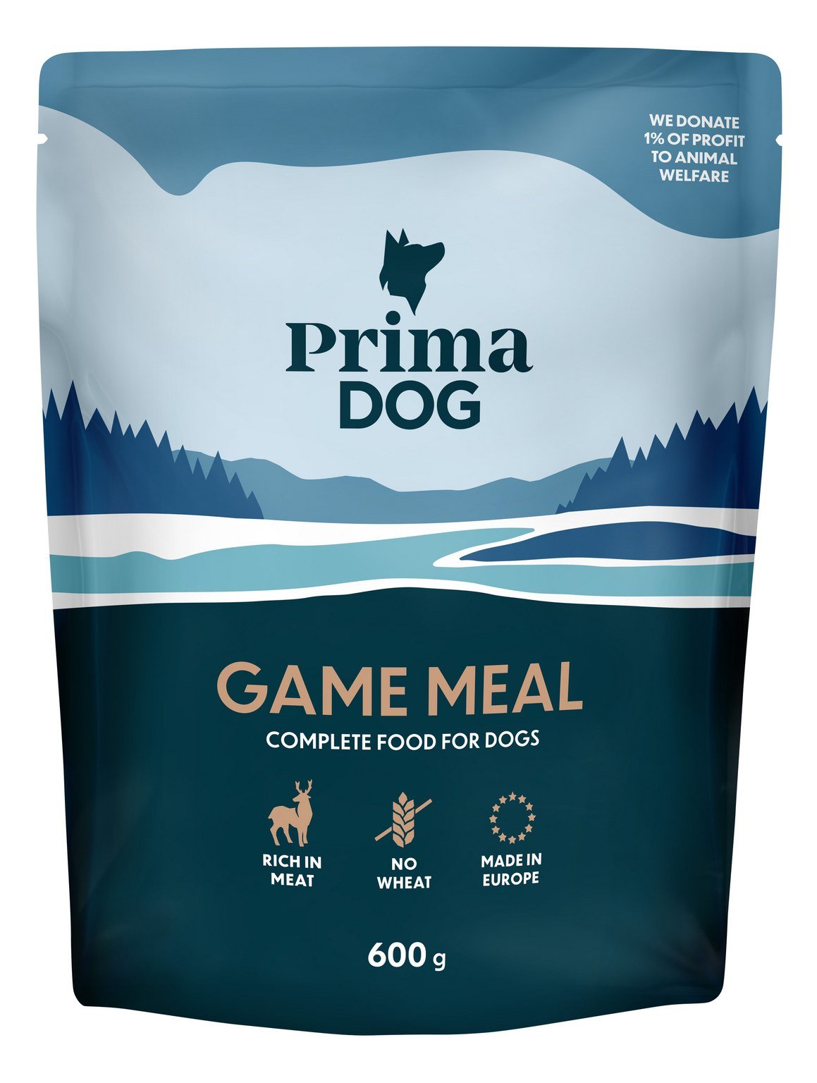 Konservuotas šunų ėdalas PRIMADOG, žvėriena, 600g