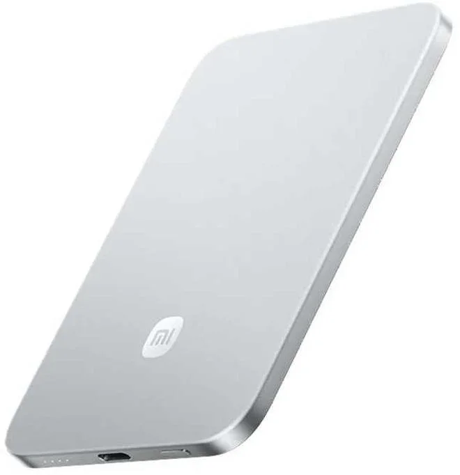 Išorinė baterija XIAOMI UltraThin Magnetic, 5000 mAh, 15W, Graphite Black, magnetinis