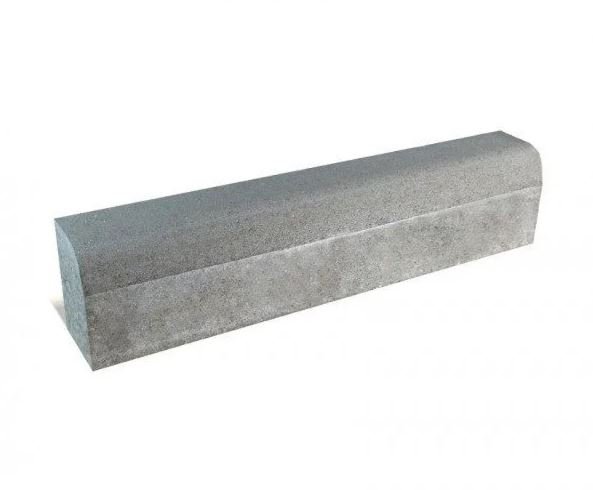 Pažemintas gatvės bortas BRIKERS, matmenys 1000 x 220 x 150 mm, juoda spalva