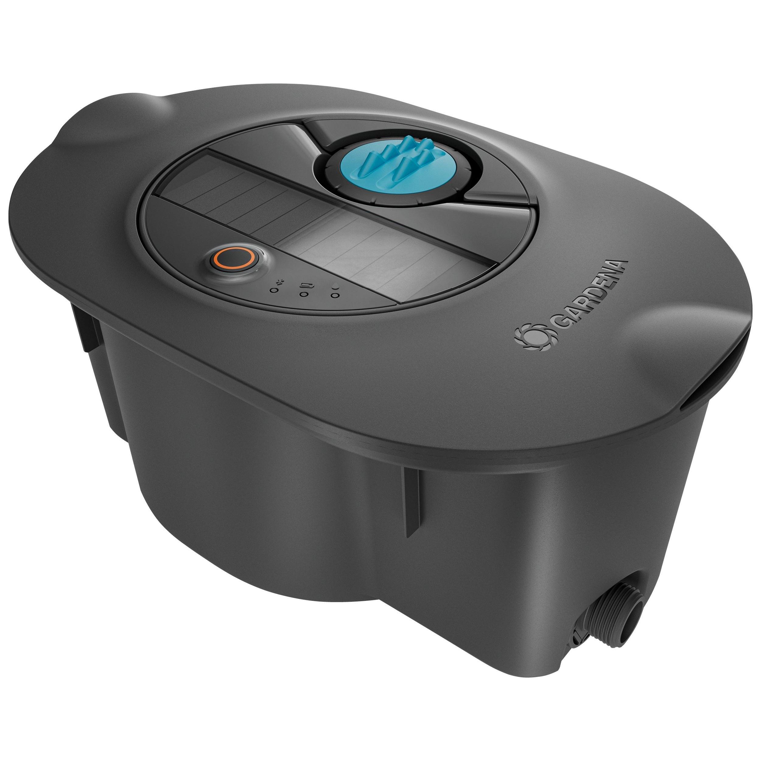 Laistymo sistema GARDENA AquaPrecise, skirta vejai, maitinama saulės energija