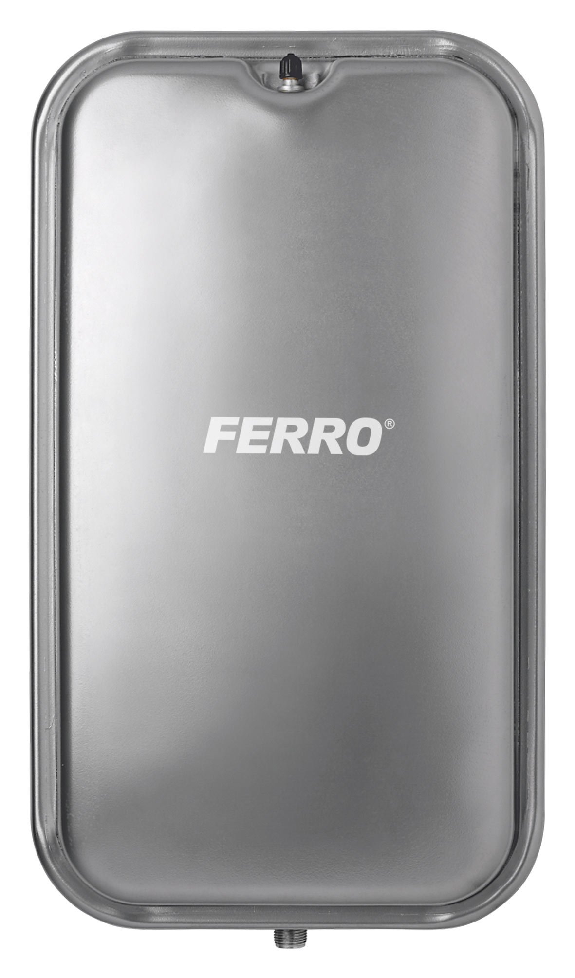 Išsiplėtimo indas FERRO, 10L, plokščias pailgas, šildymo sistemai, 3 bar, SBR membrana, CO10PR