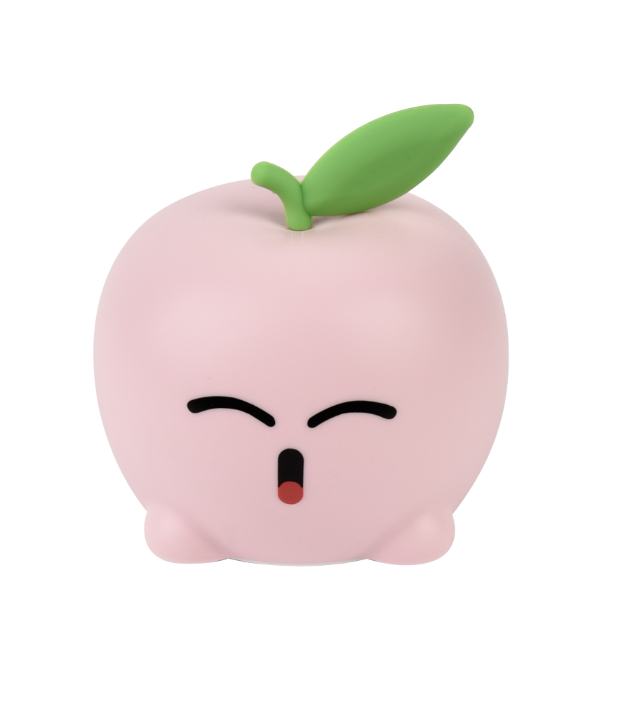 Naktinis šviestuvas KARLOS Obuolys, įkraunama baterija USB-C laidu, 1200 mAh, silikoninis